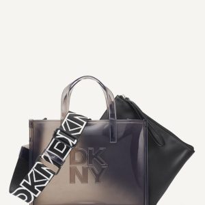 DKNY Transparent Tote Bag with Inner Pouch