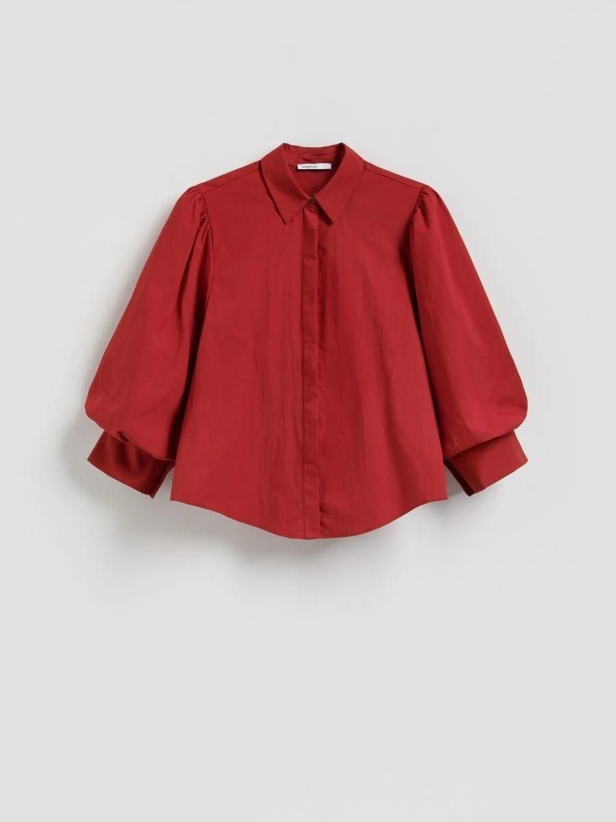 Reserved Puff-Sleeve Collared Shirt - Image 3