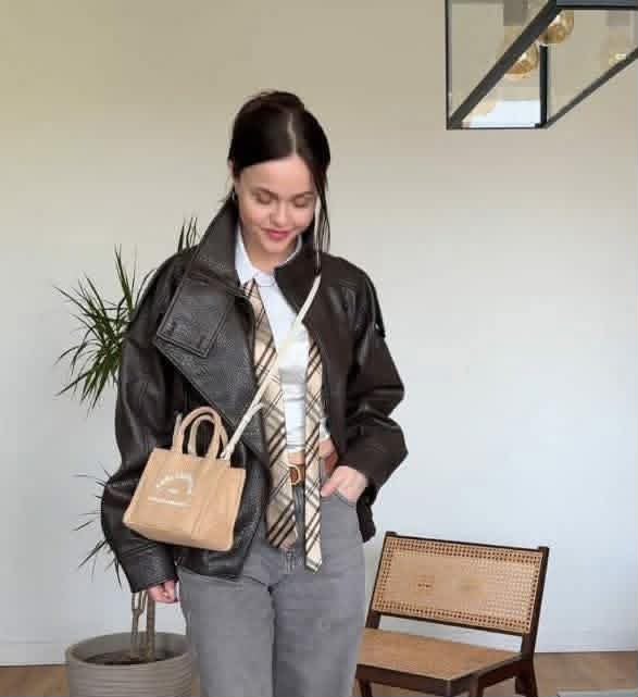 Karl Lagerfeld Mini Rue St-Guillaume Square Woven Tote Bag.