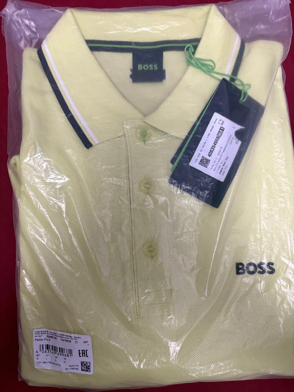 HUGO BOSS Tipped Cuff & Collar Polo Shirt - Image 2