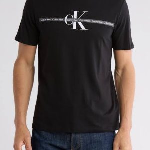 Calvin Klein Men Black Color T-Shirt