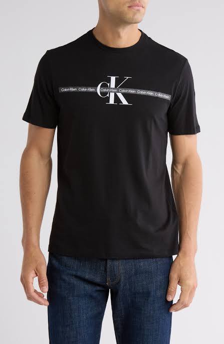 Calvin Klein Men Black Color T-Shirt