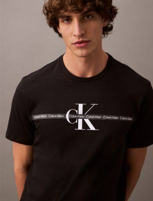 Calvin Klein Men Black Color T-Shirt - Image 2