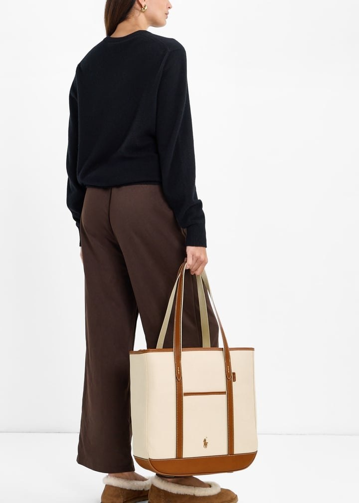 Polo Ralph Lauren Canvas Medium Tote Bag - Image 6