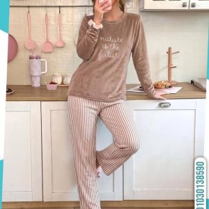 Cozy Nature Striped Pajamas