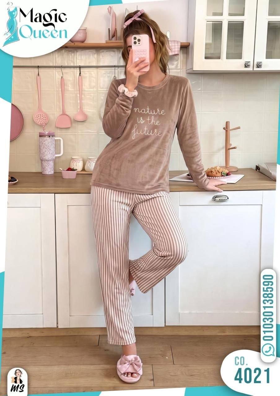 Cozy Nature Striped Pajamas