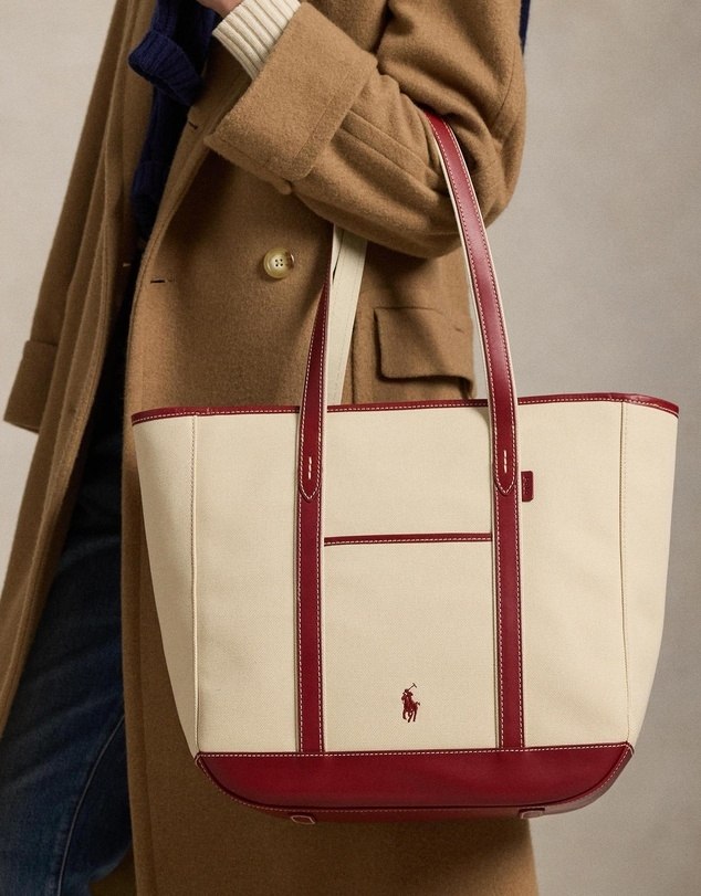 Polo Ralph Lauren Canvas Medium Tote Bag