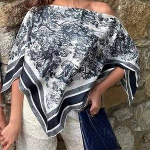 Dior-Inspired Silk Top
