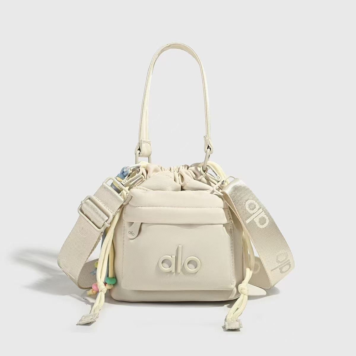 Trendy Alo Drawstring Sporty Bucket Bag - Image 2