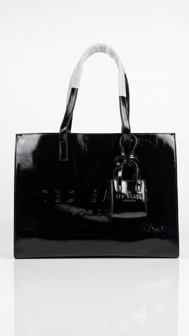 Ted Baker Icon Tote Bag with Mini Purse Charm - Image 5