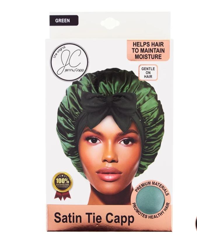 SATIN TIE CAPP- GREEN - Image 2
