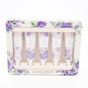 Laura Ashley  Five Piece Scented Hand Cream Gift Tin