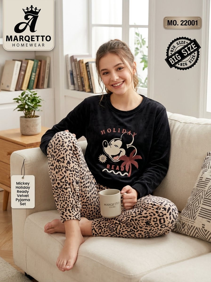 Mickey Leopard Velvet