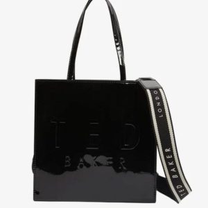Ted Baker Black Iconica Webbing Small Icon Bag