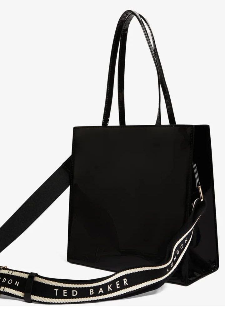 Ted Baker Black Iconica Webbing Small Icon Bag - Image 2
